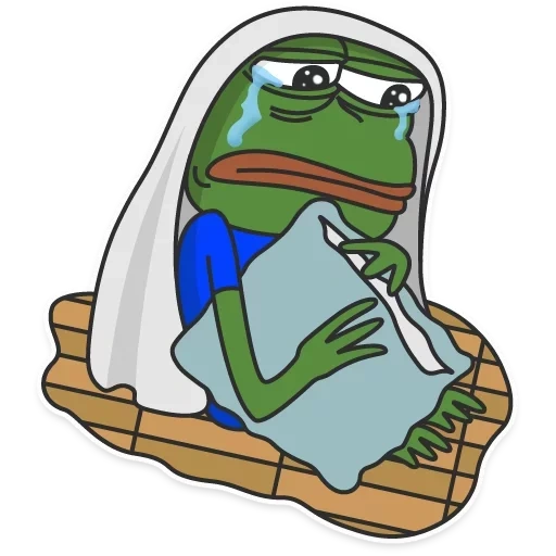 pepe predick, rana llorando pepe