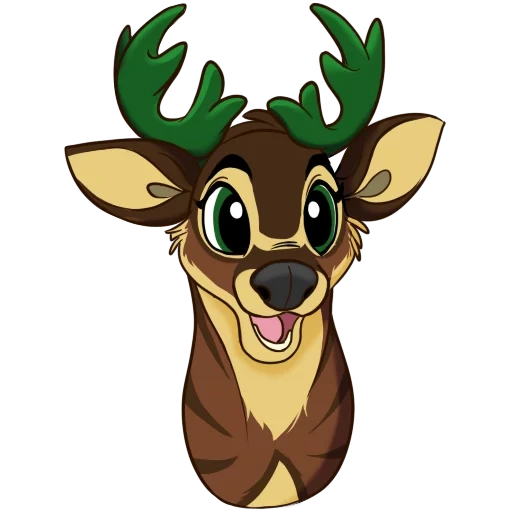 die hirsche, bambi, der bambi hirsch, rudolf benby, new year deer