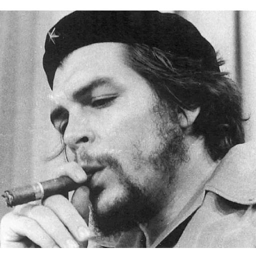 che guevara, egor letov, che guevara merokok, cigara che guevara, che guevara cigar