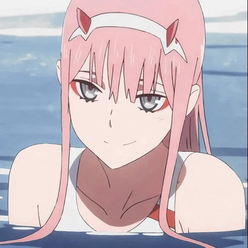 ноль два, zero two, франкс аниме, милый во франксе, 02 милый франксе море