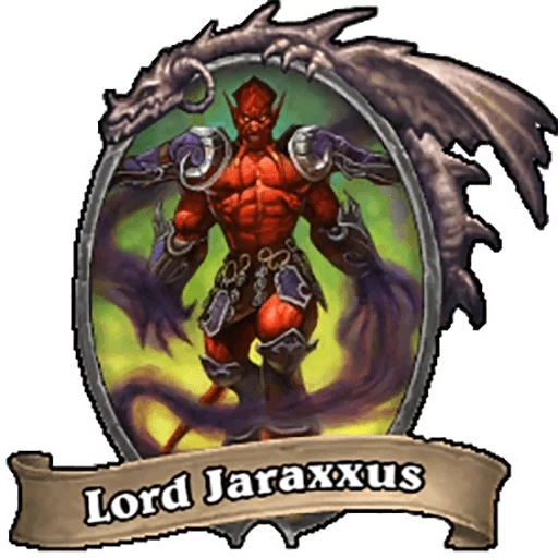 jaraxus, piedra de la chimenea, lord jaraxus, tarjetas de hearthstone, lord jaraxus hartstone