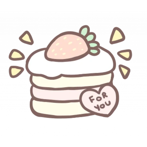 food drawings, the drawings are cute, cake drawing, food drawings cute, cute cake drawing