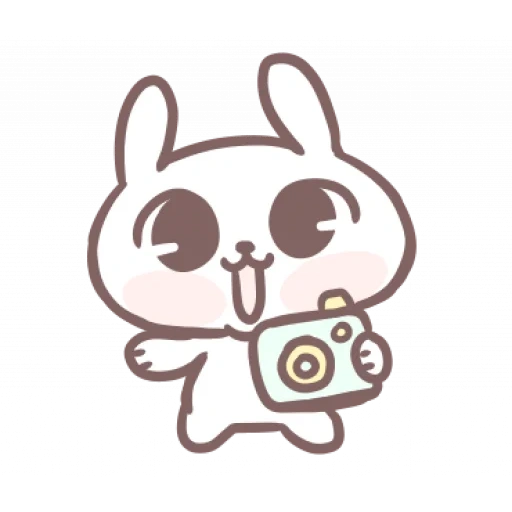 kawaii, rabbit, kavai drawings, kavai stickers