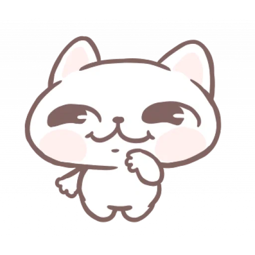 kucing kawaii, kucing kawaii a, kitty chibi kawaii, marshmallow dan puppy, gambar sketsa kucing lucu