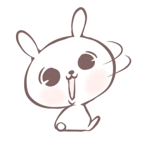rabbit, marshmallow, cute drawings, kawaii bunnies, marshmallow and puppy