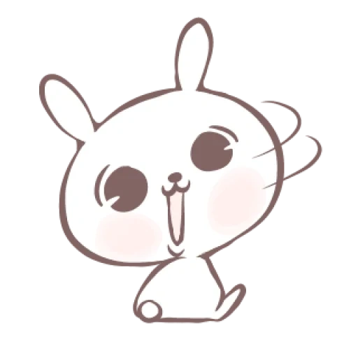 lapin, guimauve, dessins mignons, bunnies kawaii, guimauve et chiot