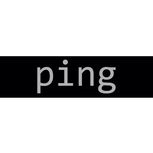 ping, logo, ping su figlio, ping musica, ping ip-networking utility