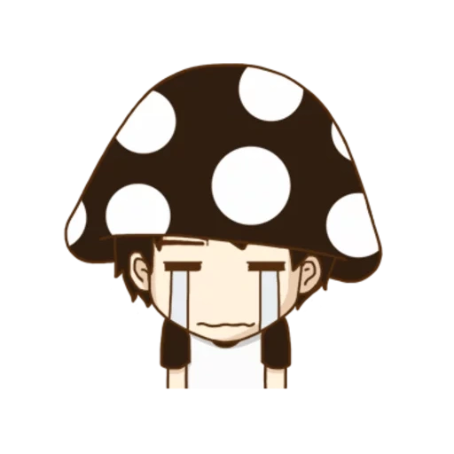 аниме гриб, аниме милые, кавайные мухоморы, аниме милые рисунки, magic mushroom transparent