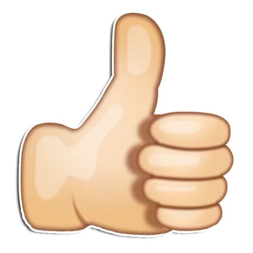 thumbs up, smile finger up, smileik is a thumb, perfectly smiley finger, emoji index finger up