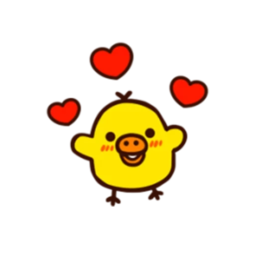 lovely, clipart, rilalakum, kavai stickers, rilalakuma chicken