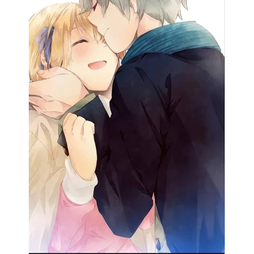 art anime, couple anime, victor astafyev, beaux couples d'anime, les couples d'anime s'embrassent