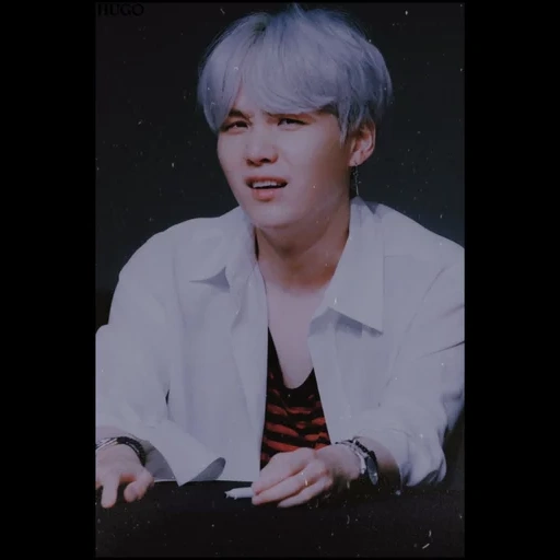 yoongi bts, min youngi, bts moti shuga, min youngi suga, rongji yang tidak puas