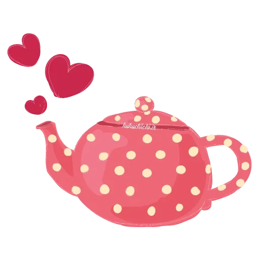 vektor teaker keature, ketel merah dengan hati, kacang putih ketel merah, teko teko kacang putih merah, lefard teapot tender red peas