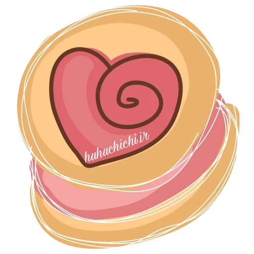 coração, tala, chip em forma de coração, coração de biscoito, ilustração do coração