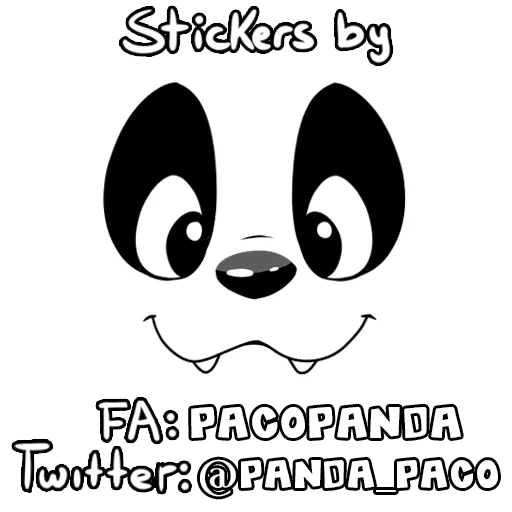 panda, faccia di panda, panda rožica, emoticon panda dipinto