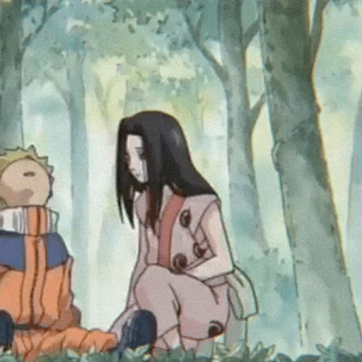 naruto, naruto 2002, naruto haku, haku meeting naruto, naruto season 1 episode 12