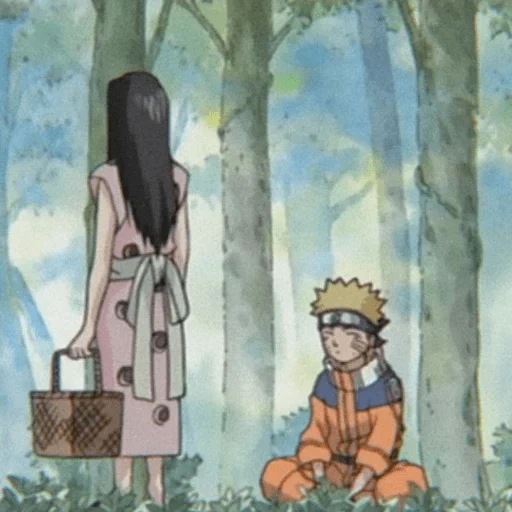 naruto, the first love, naruto season 1, haku meeting naruto, naruto season 1 episode 12