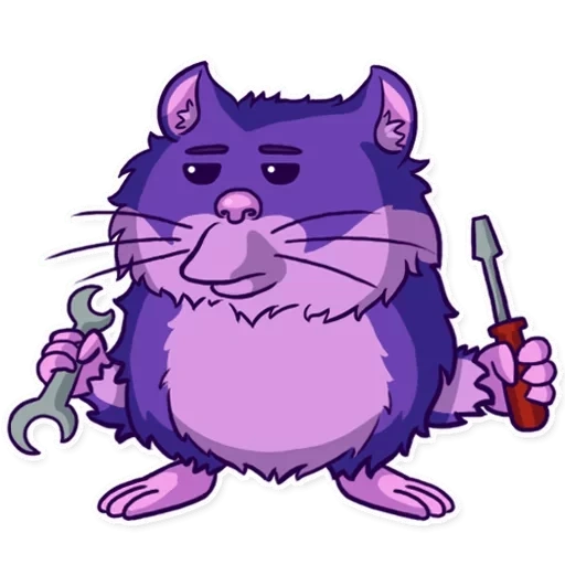 hamster, hamster maléfique, hamki n'est pas un hamster, hamster violet