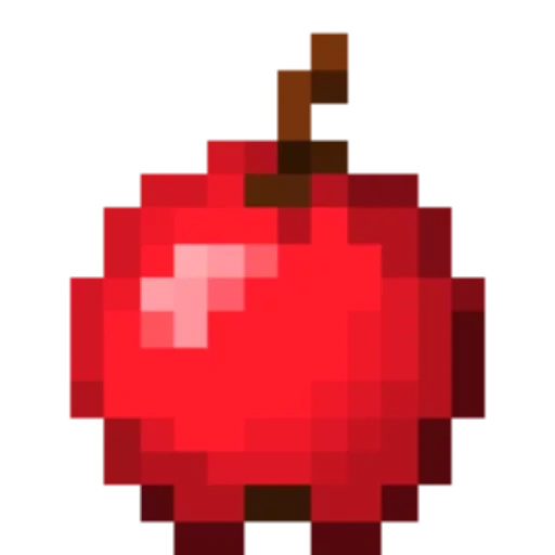 minecraft, minecraft apple, minecraft pixel, яблоко майнкрафта, яблоко майнкрафте