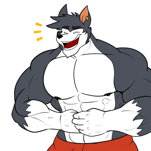 furry, muscle, muscle gut, fur affinity, wolves throw the ball and transform