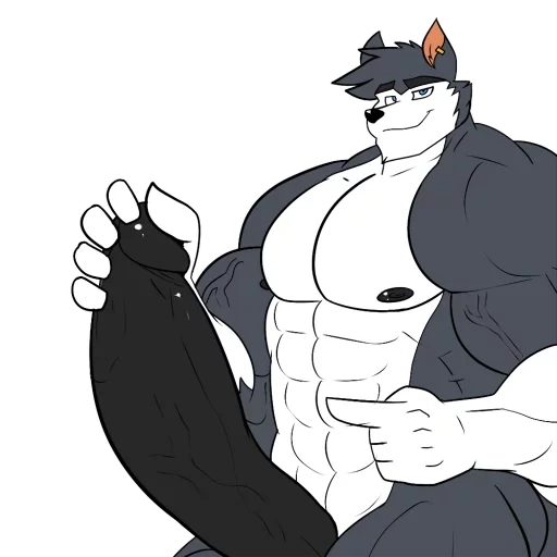 anime, ayunan, muscle, orang, fur affinity