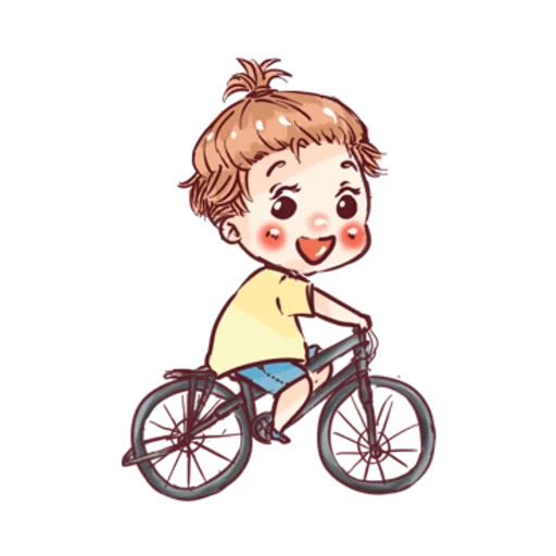 на велосипеде, мальчик велосипеде, велосипед маленький, велосипед иллюстрация, мальчик велосипеде белом фоне