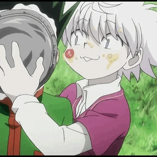 anime, killua, cacciatore di anime, i personaggi degli anime, anime hunter x hunter momento