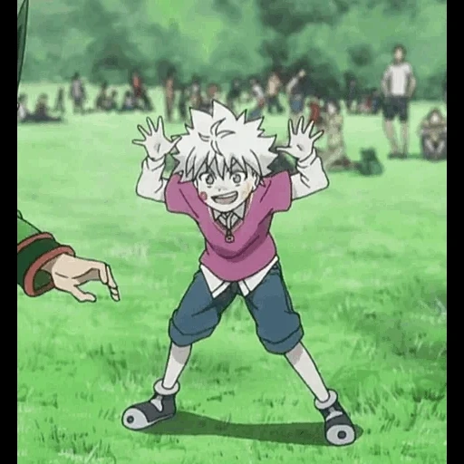 killoi, killoi gon, mini scree killua, cazador x cazador 3, examen de killoi zoldik