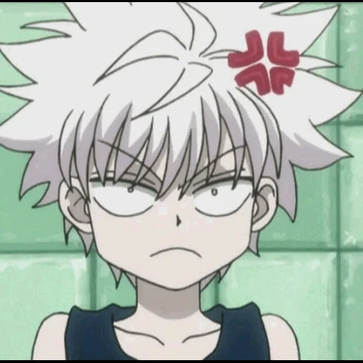 killua, killoi, killoi screenshots, killua is angry, hunter x hunter 3