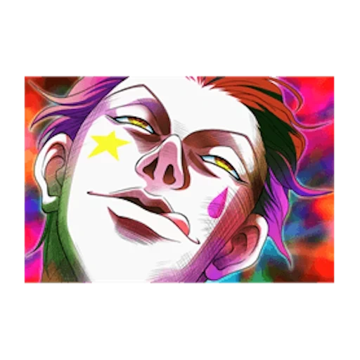 hisoka, hisoki, hisoka face, hunter x hunter 3