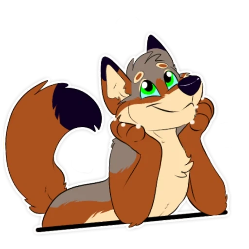 fox, fuli, animation, malamut, malamute