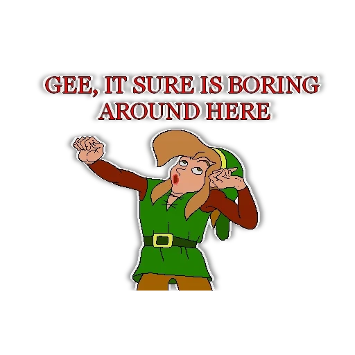 link, mission, link cdi, it sure is boring around here, gee sure is boring around here it