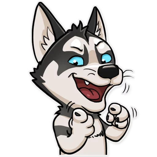 husky, husky e, cartoon husky, desenho animado husky, desenho animado husky