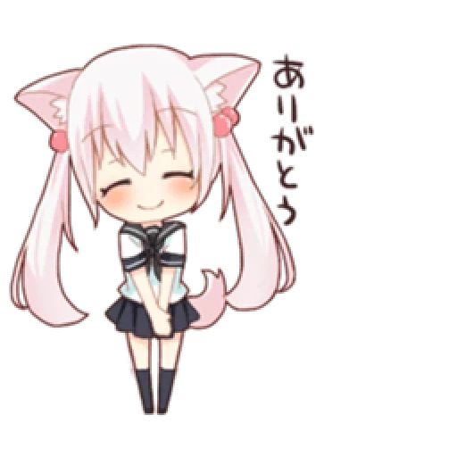 noko akabi, anime neko, anime mignon, anime de kawai, anime mignon patterns