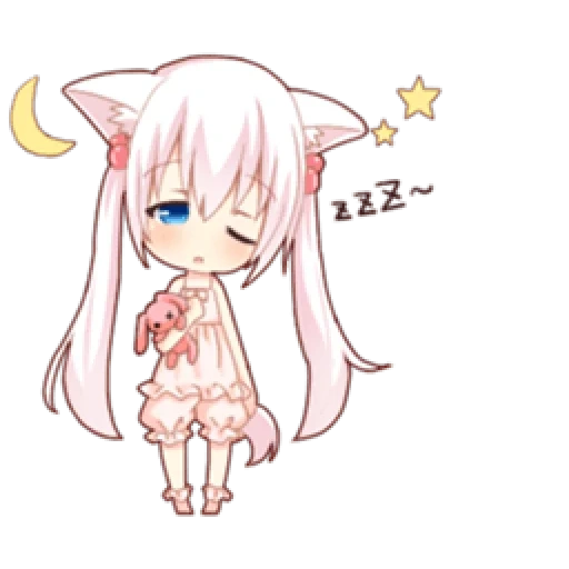 la parete rossa, nekopara, anime neko, anime chibi, anime di kawai