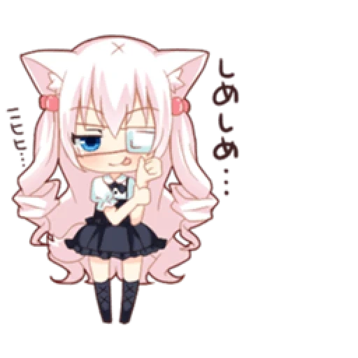 anime neko, chibi lovely, medicina interna toyanka, i personaggi di chibi, personaggio di anime