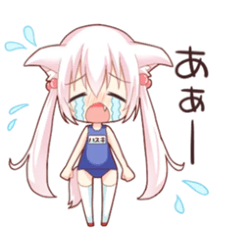 chibi, noko akabi, anime neko, anime mignon, anime mignon patterns