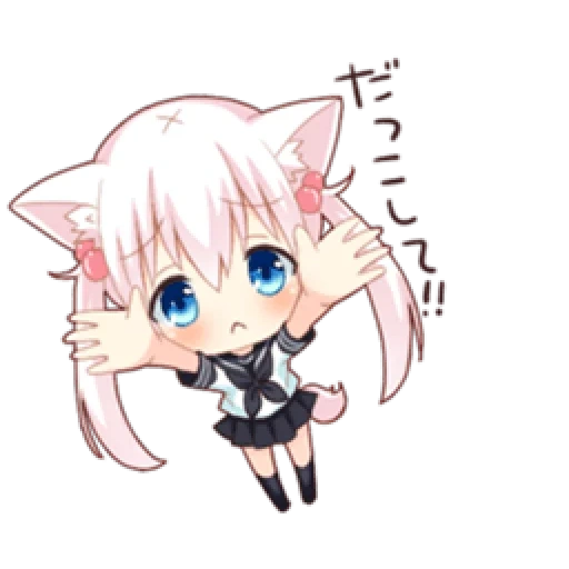 chibiki, anime art, anime cute, chibi is nobody kun, anime cute drawings