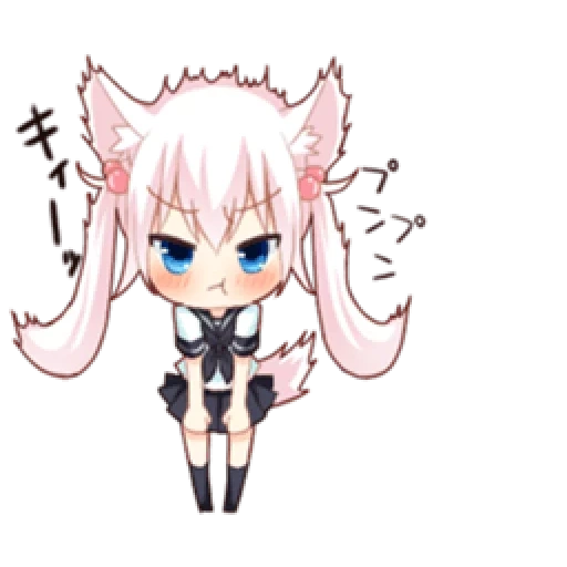 nekopara, baunilha chibi, anime nekopara, nekopara vanilla, anime é um soprim