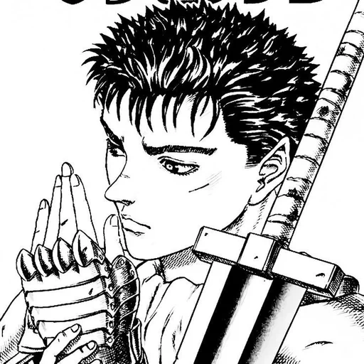 enloquecido, gats berserk, manga berserk, berserker sketch, gats de manga berserk