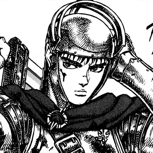 berserk, berserk, manga berserk, manga berserk gats, berserker 1997 gats con una spada