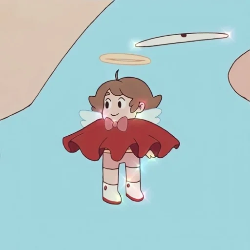 аниме, персонаж, anime cartoon, краб puppycat and bee, bee and puppycat постер