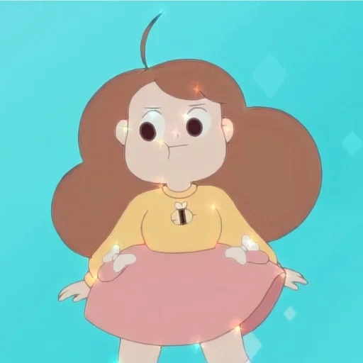 anime, abeille et chiot, bi pappyt saison 2, chiot de crabe et abeille, bi pappicat animated series
