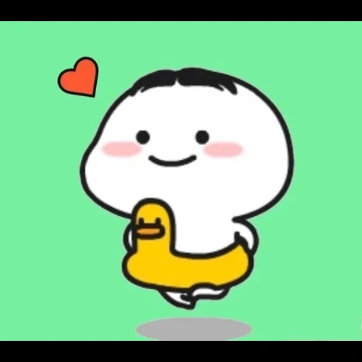 asiatique, mèmes mignons, mignon de dessin animé, les dessins sont mignons, kakaotalk von