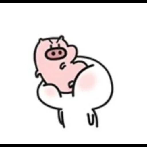 porco, piggy, porco de bomba, elefante rosa, desenho de porco