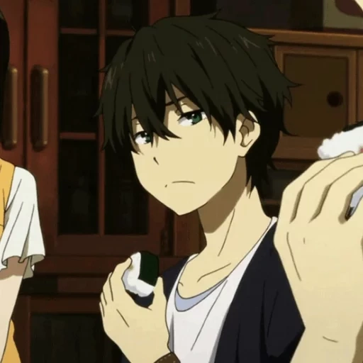 image, hyouka ken, personnages d'anime, hyouka hotaro orek, khotaro oreki houtarou oreki