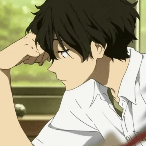 figure, hyouka ken, anime boy, cartoon cute, cartoon character