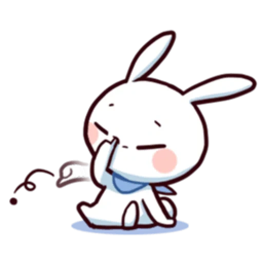coelhos, coelho, hiper bunny, pequeno coelho, labinas de emoticons coreanos