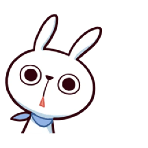 smiley rabbit, desenho de coelho, kawaii bunnies, linha kawaii bunny, labinas de emoticons coreanos
