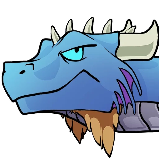 animación, dragón azul, dragón legendario dragón de hielo